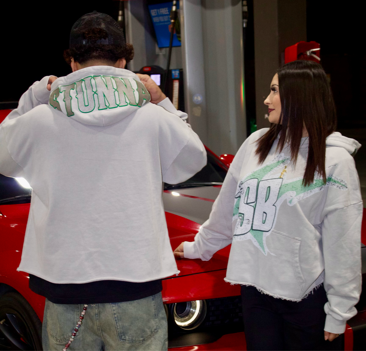 Grey STUNNA BOYZ hoodie