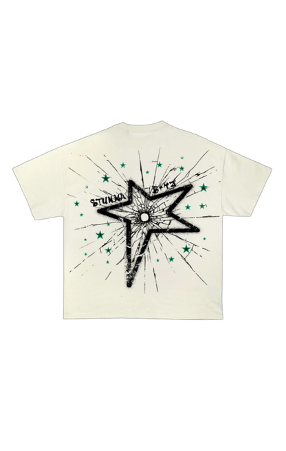 White Cropped STUNNA BOYZ Tee