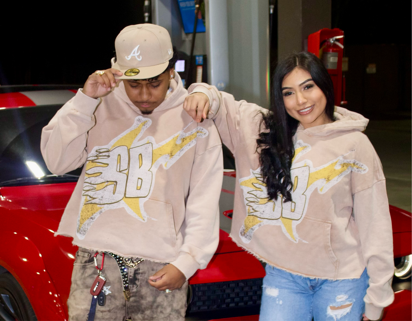 Tan STUNNA BOYZ hoodie