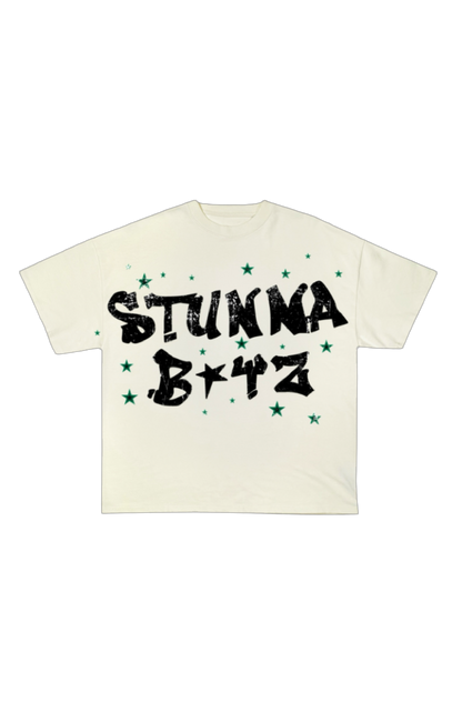 White Cropped STUNNA BOYZ Tee